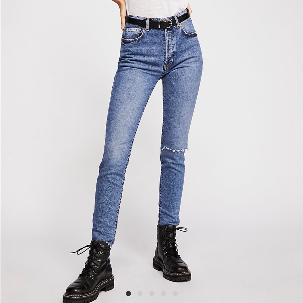 Free People Stella skinny jeans